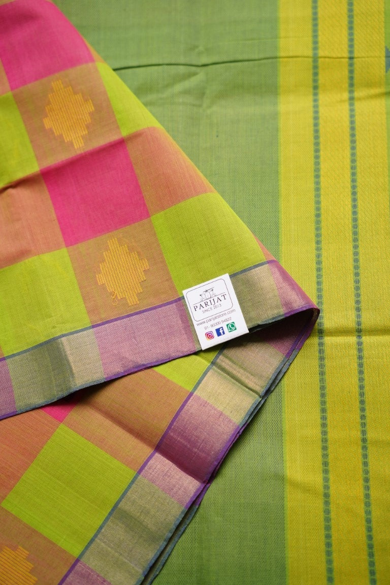 Kattam Kanchi cotton Saree PC6932