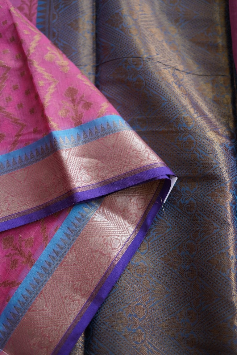 Banarasi Muslin Silk Saree PC8530