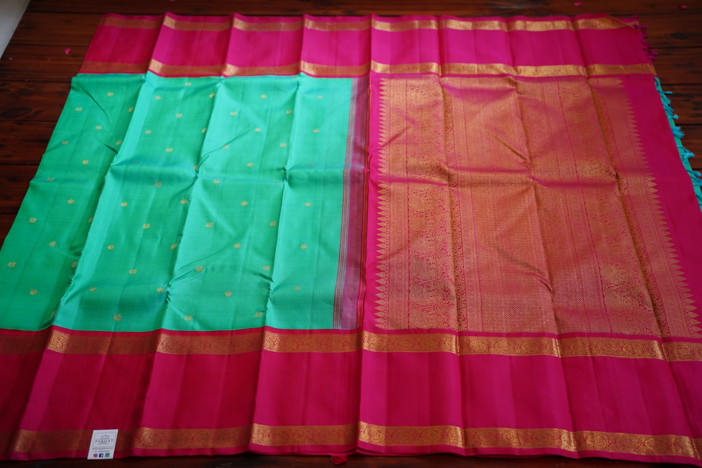 Korvai Pure Kanchi Silk Saree PC9974