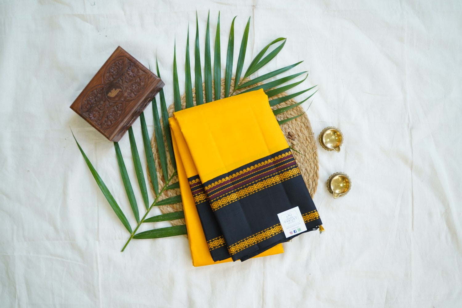 No Zari Kanchi Silk Saree