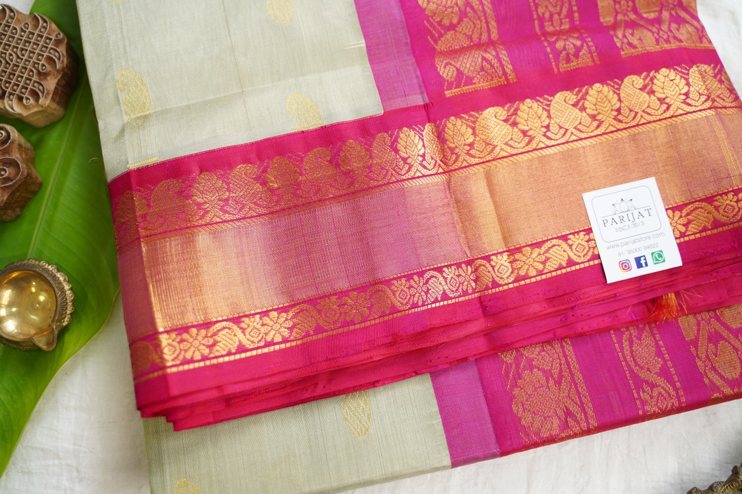 Kanchi Handloom Silk Cotton Saree PC17315