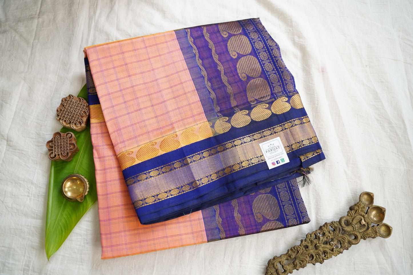 Kanchi Handloom Silk Cotton Saree PC17293