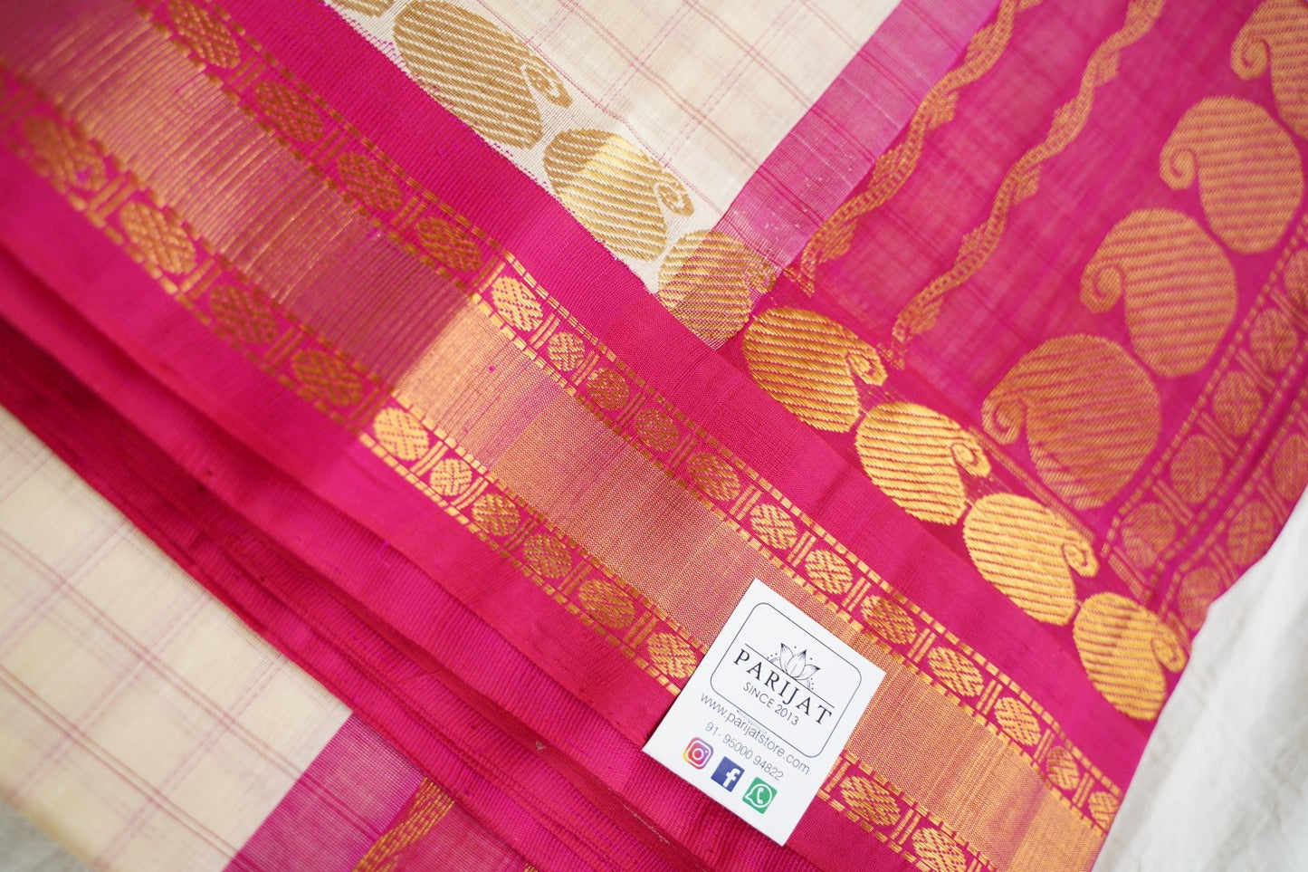 Kanchi Handloom Silk Cotton Saree PC17295