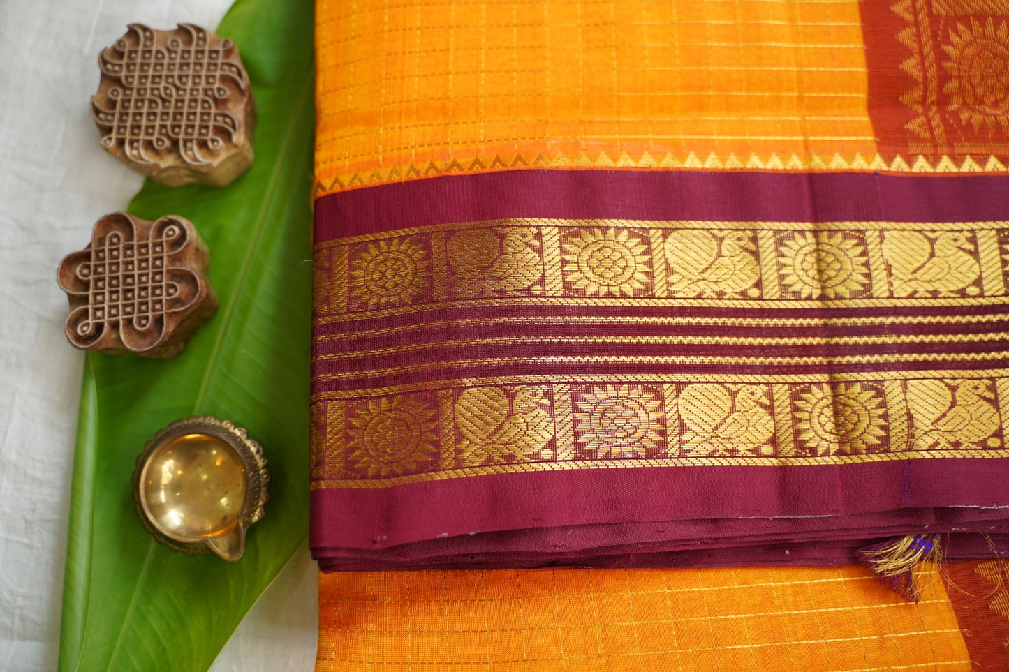 Kanchi Handloom Silk Cotton Saree PC17289