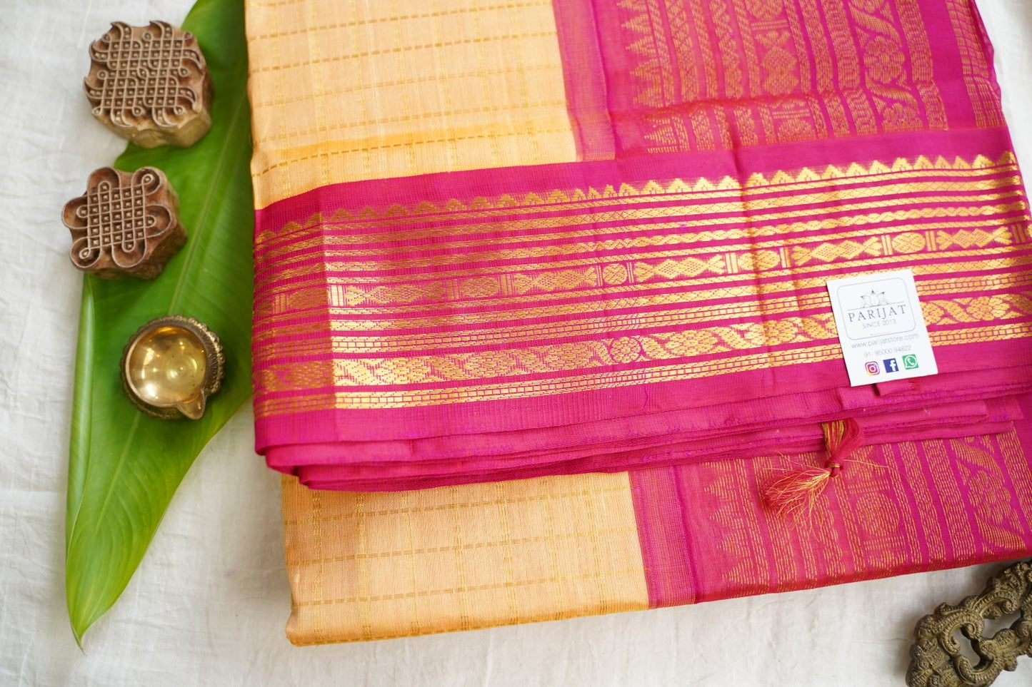 Kanchi Handloom Silk Cotton Saree PC17311