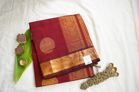 Kanchi Handloom Silk Cotton Saree PC17312