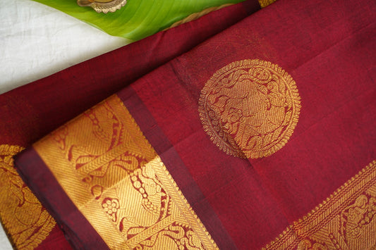 Kanchi Handloom Silk Cotton Saree PC17312