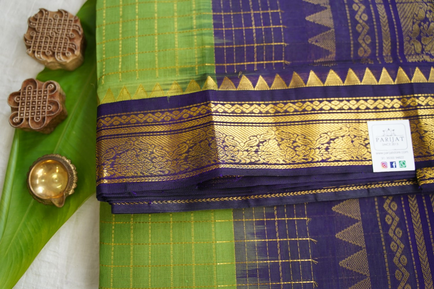 Kanchi Handloom Silk Cotton Saree PC17292