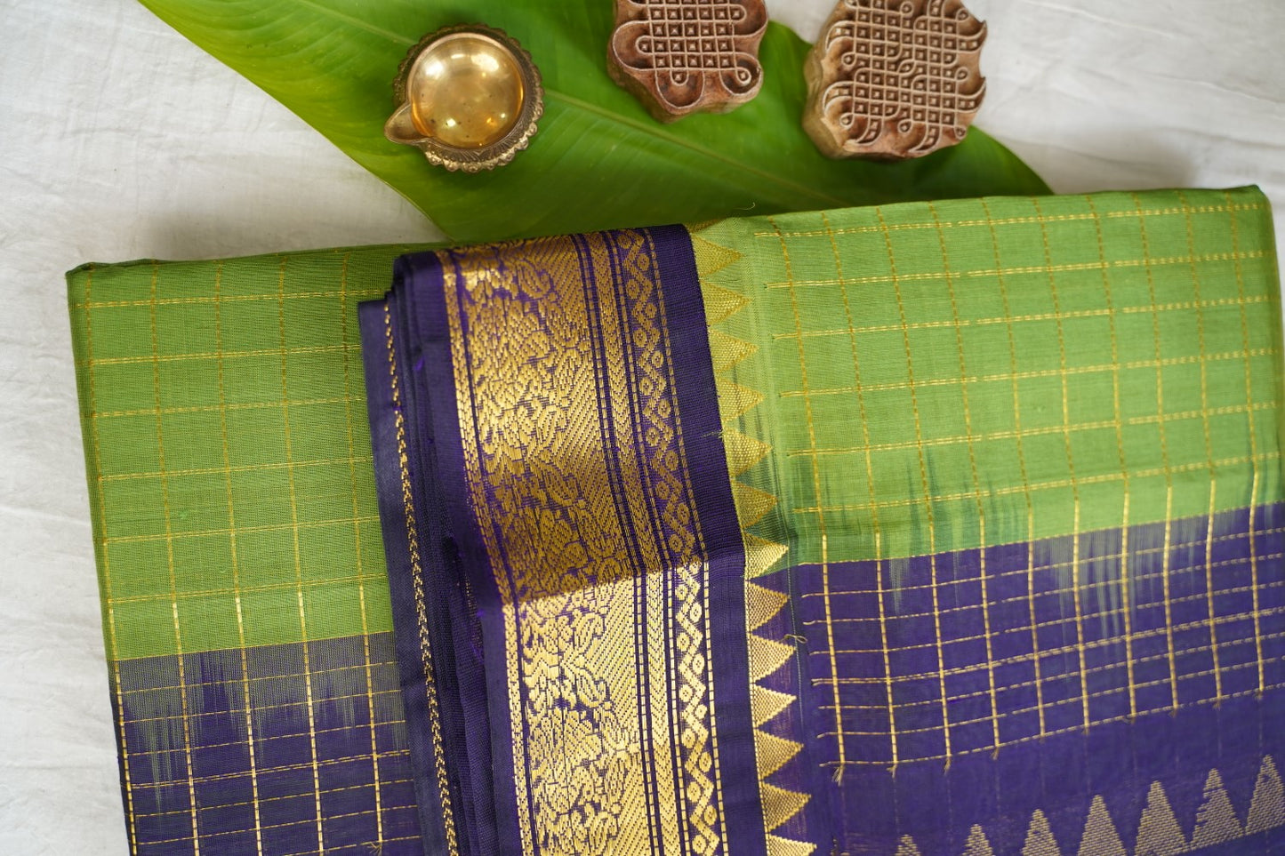 Kanchi Handloom Silk Cotton Saree PC17292