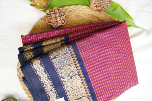 Kanchi handloom Cotton Saree PC17388