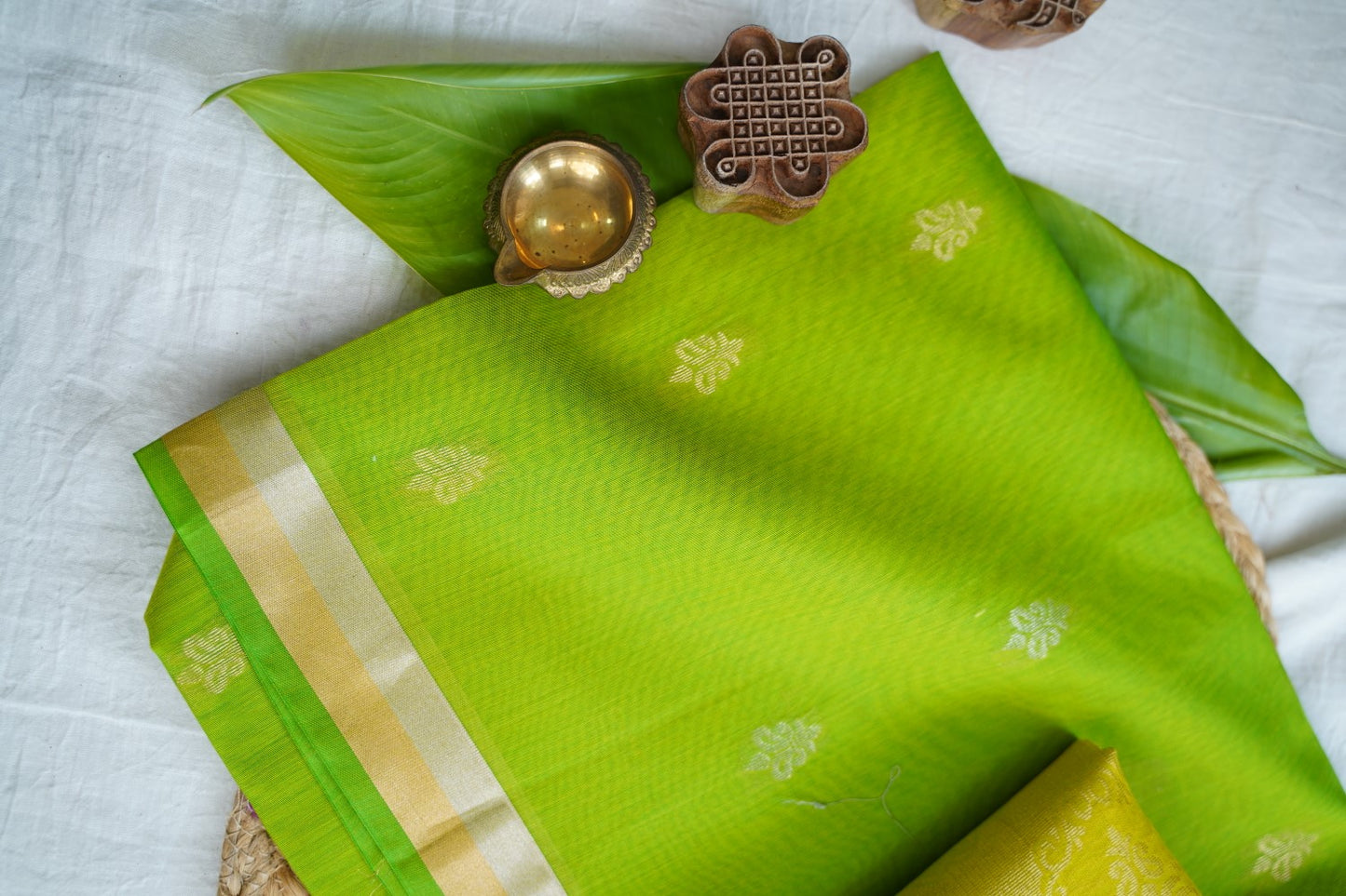 Handloom Silk Cotton Saree PC17326
