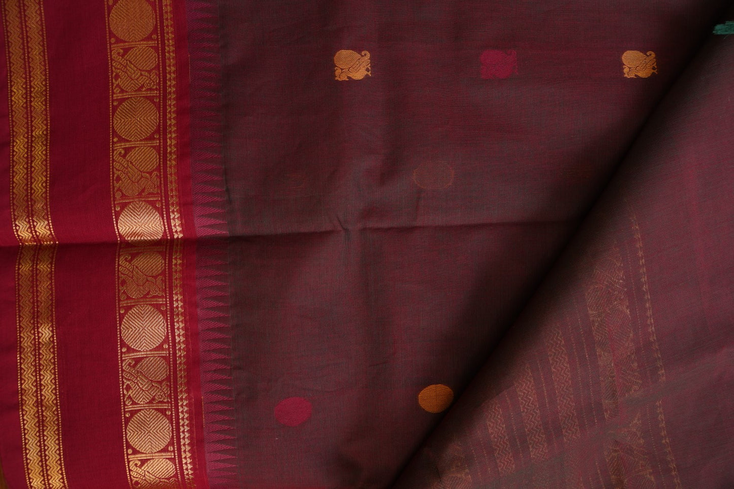 Chettinad handloom Cotton Saree PC16143