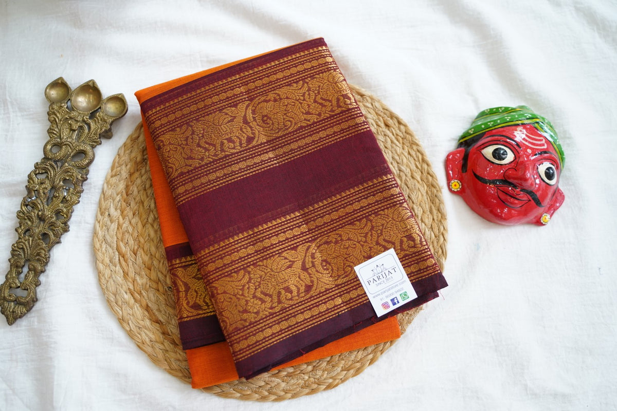Chettinad handloom Cotton Saree PC18150