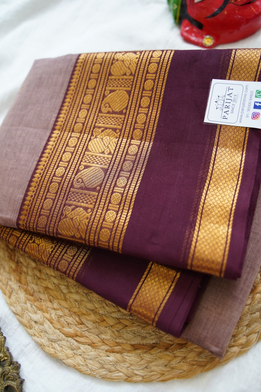 Chettinad handloom Cotton Saree PC18124