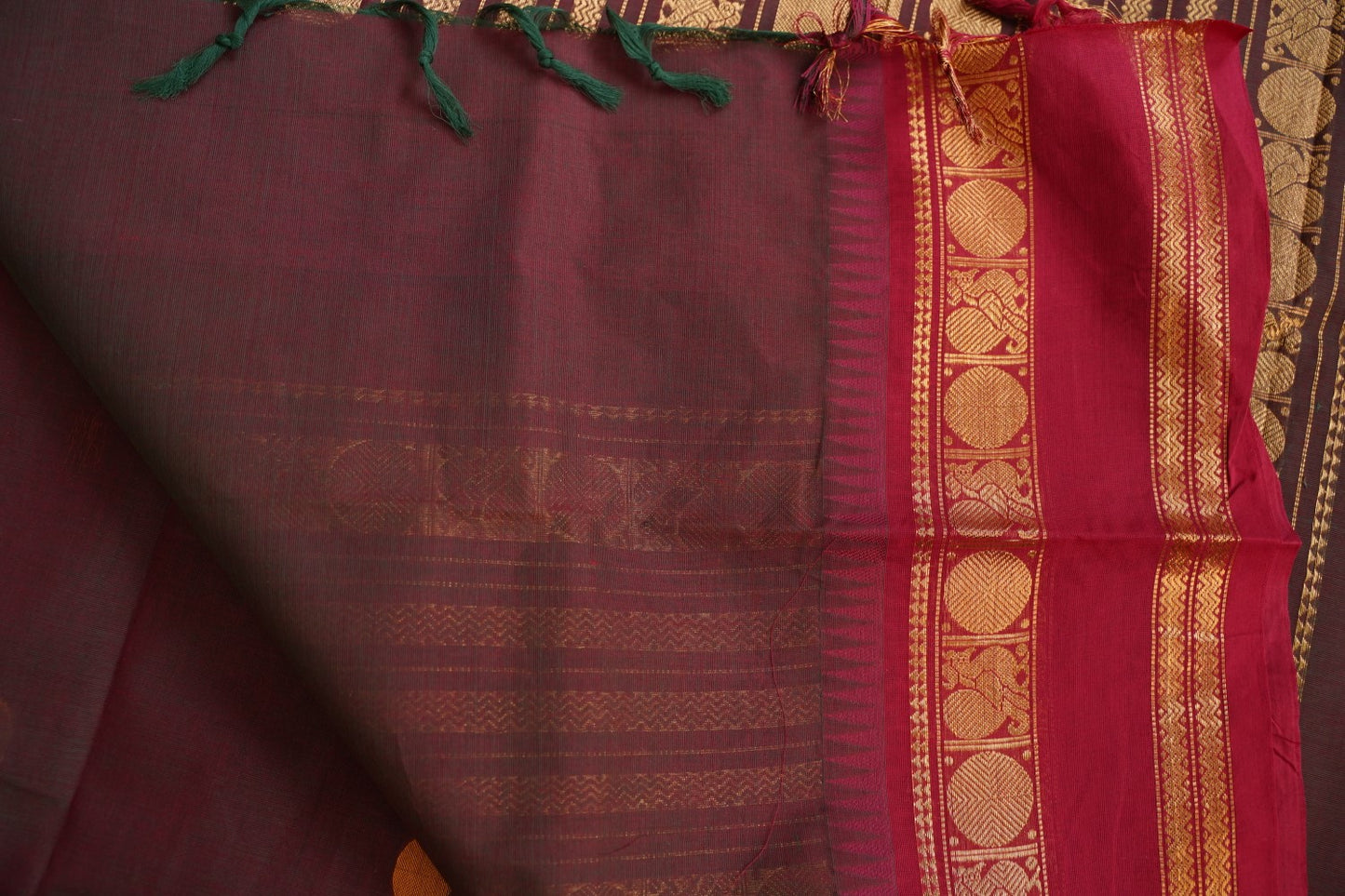 Chettinad handloom Cotton Saree PC16143