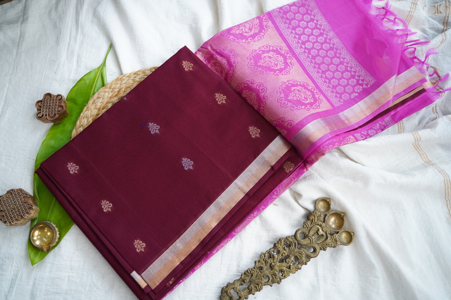 Handloom Silk Cotton Saree PC17325
