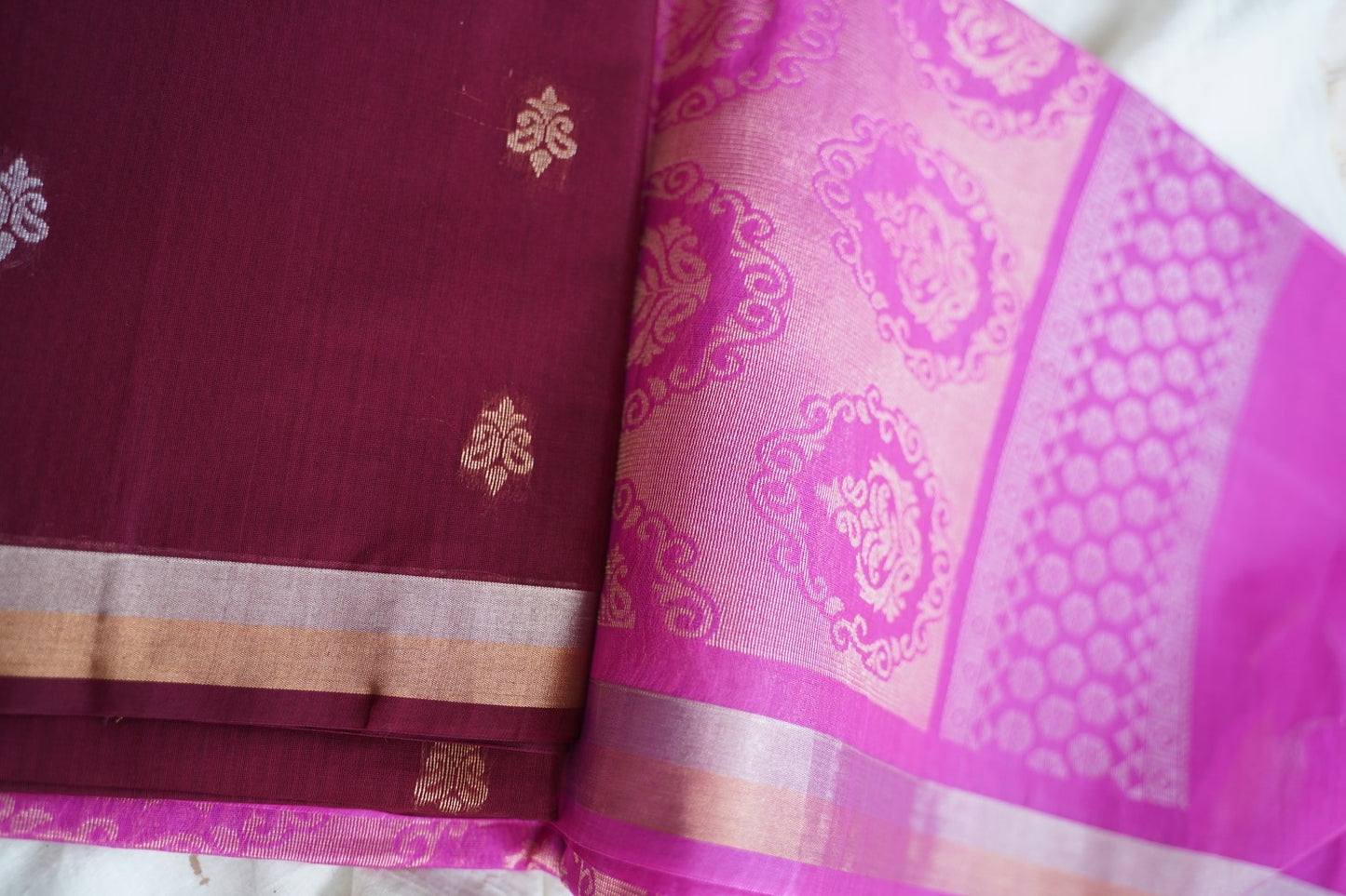 Handloom Silk Cotton Saree PC17325