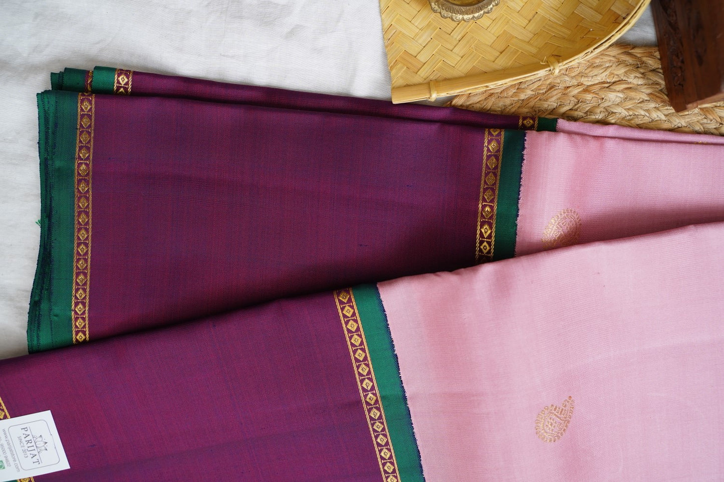 Pure Kanchi Korvai Silk Saree PC16187