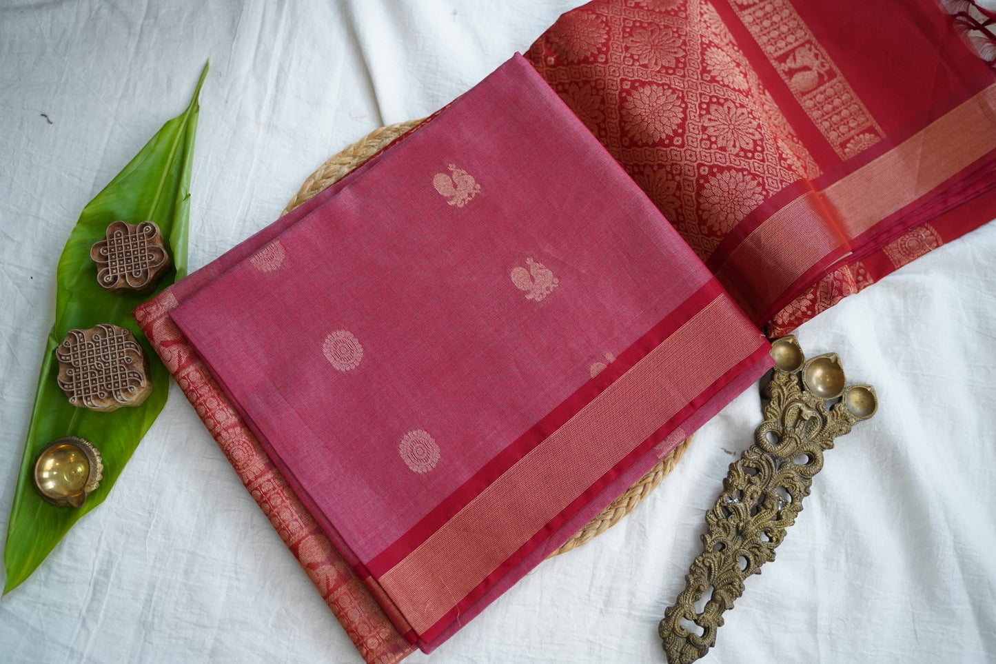 Handloom Silk Cotton Saree PC17317