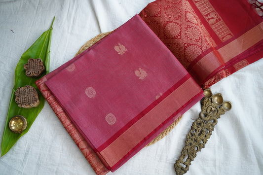 Handloom Silk Cotton Saree PC17317