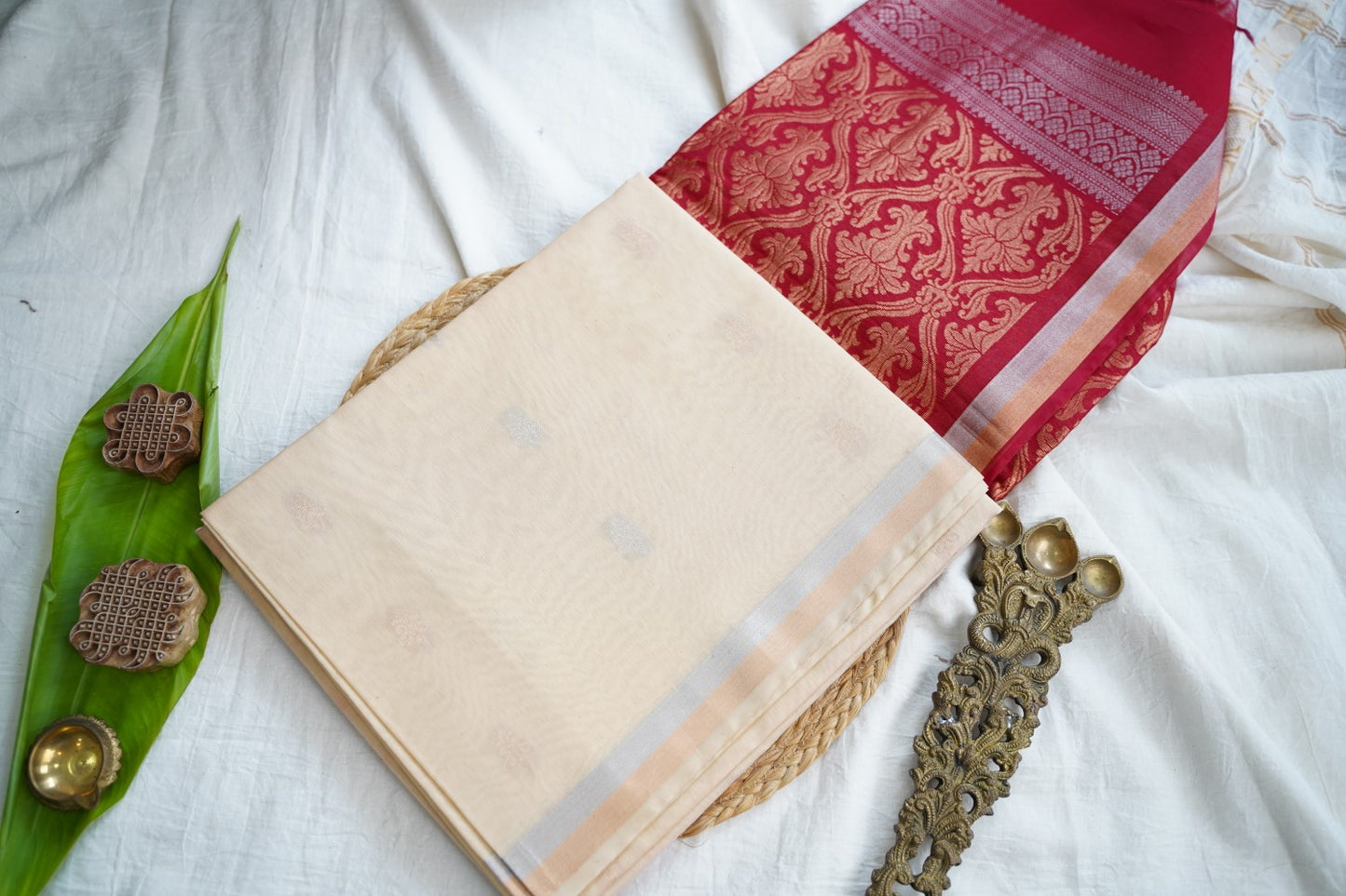 Handloom Silk Cotton Saree PC17360