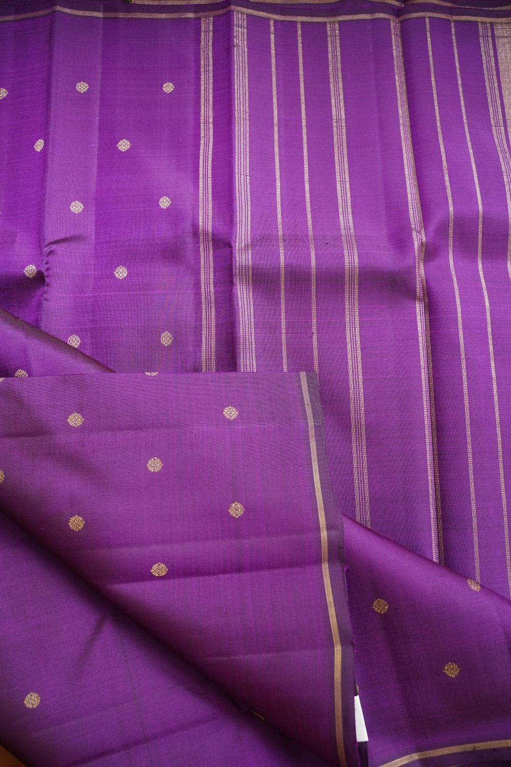 Purple  Pure Kanchi Silk Saree PC10932