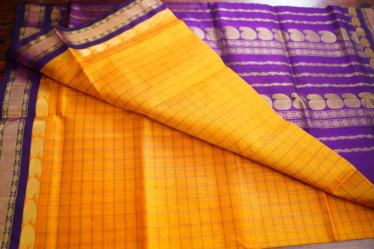 Kanchi Handloom Silk Cotton Saree PC17290