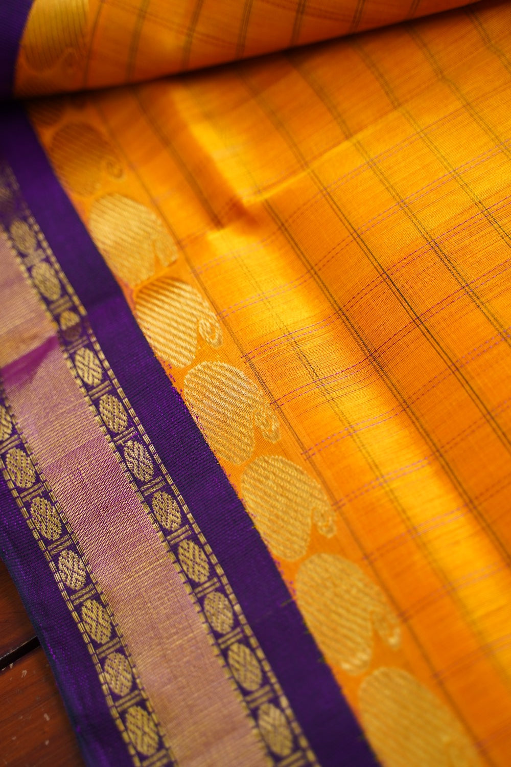 Kanchi Handloom Silk Cotton Saree PC17290