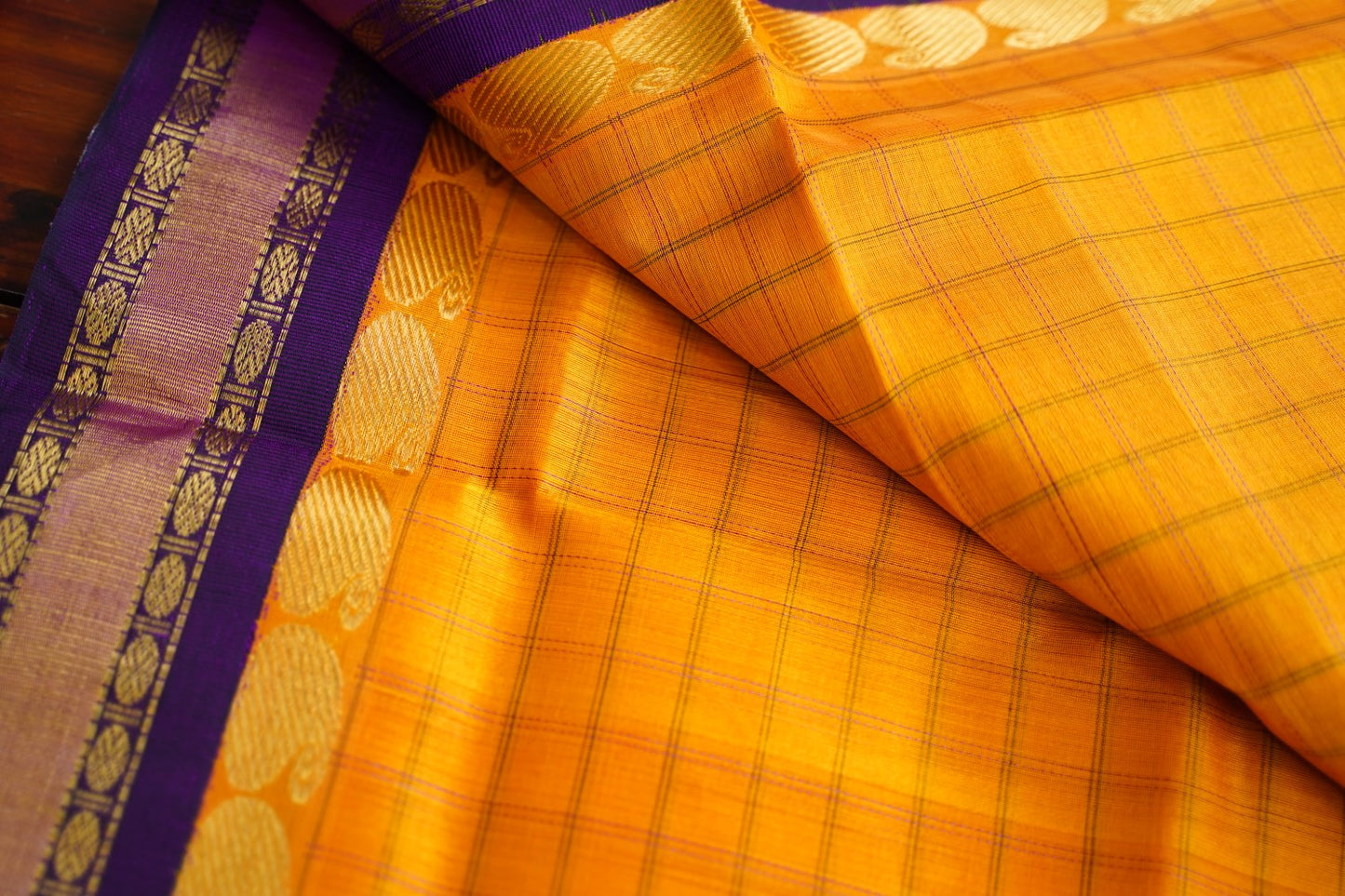 Kanchi Handloom Silk Cotton Saree PC17290