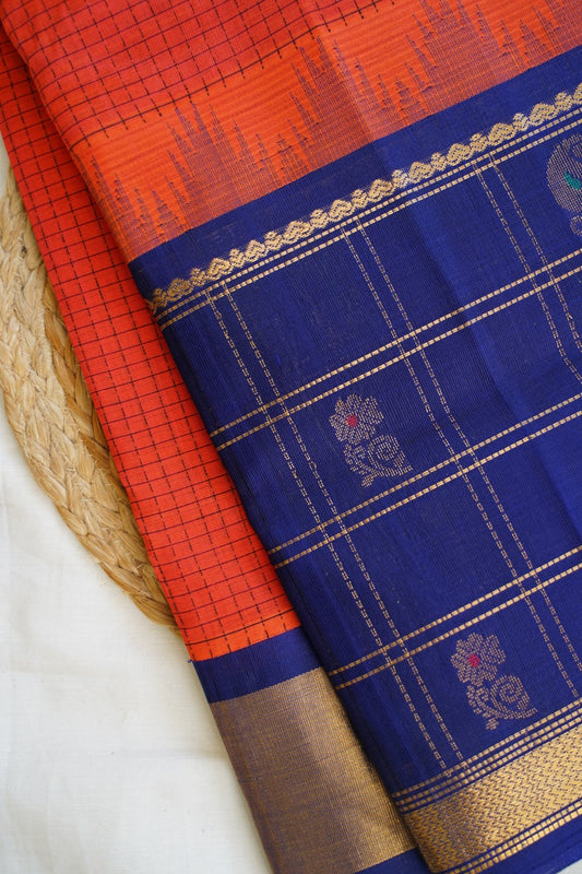 Kanchi Handloom Silk Cotton Saree PC14495