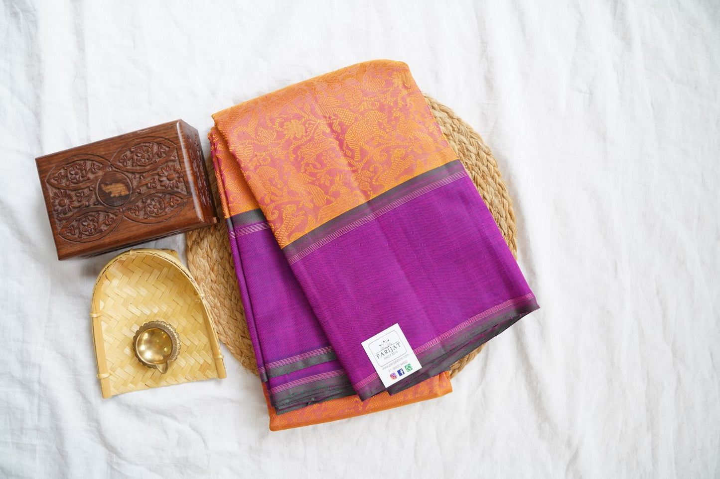 Pure Kanchi Vanasingaram Silk Saree -PC16180