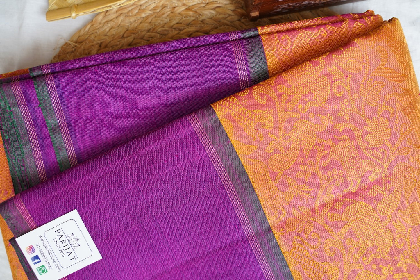 Pure Kanchi Vanasingaram Silk Saree -PC16180