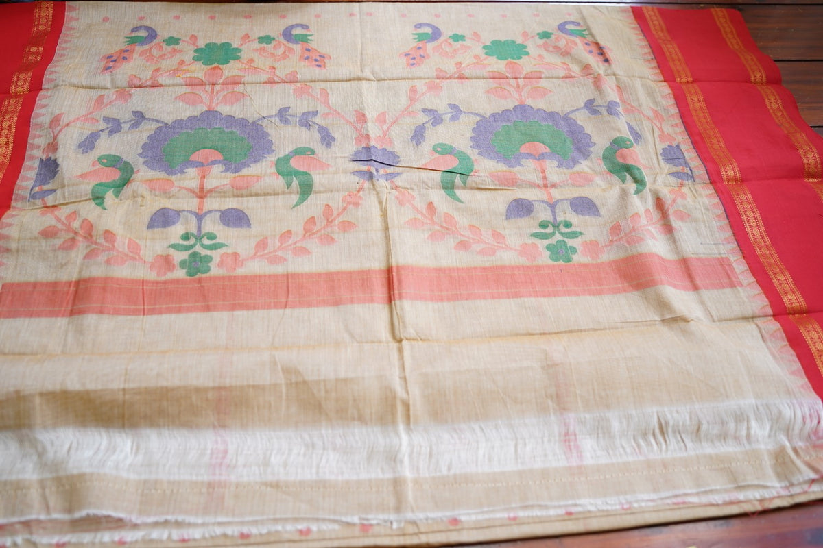Chettinad handloom Cotton Saree PC18148