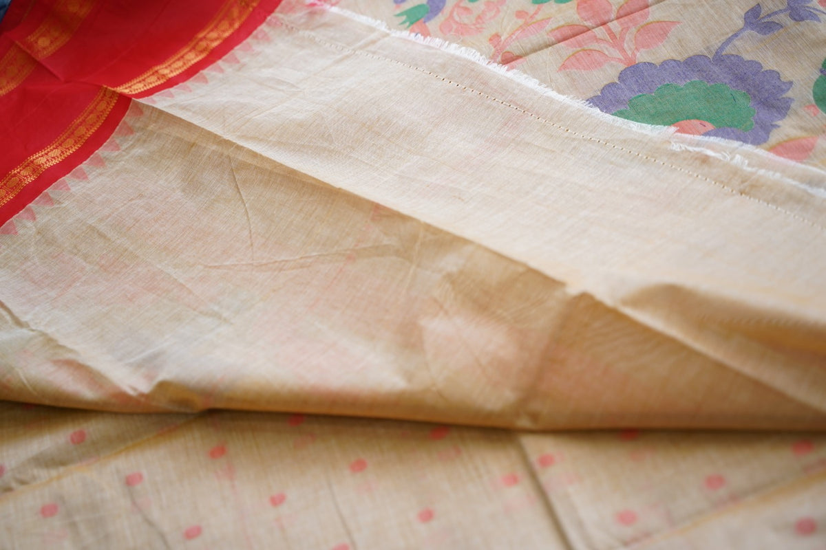 Chettinad handloom Cotton Saree PC18148