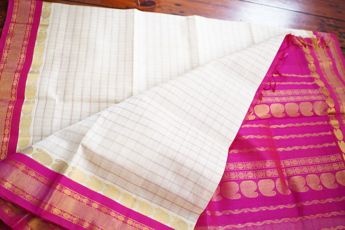 Kanchi Handloom Silk Cotton Saree PC17295