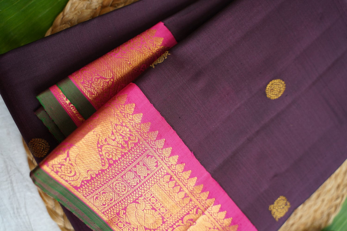 Pure Kanchi Silk Saree PC18180