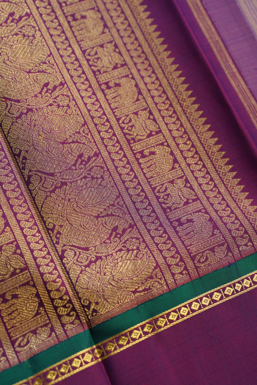 Pure Kanchi Korvai Silk Saree PC16187