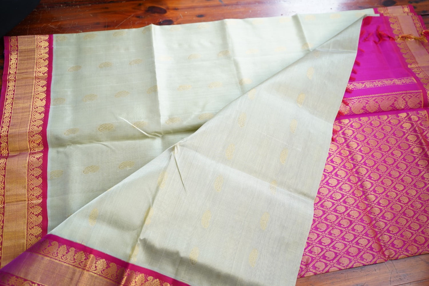 Kanchi Handloom Silk Cotton Saree PC17315