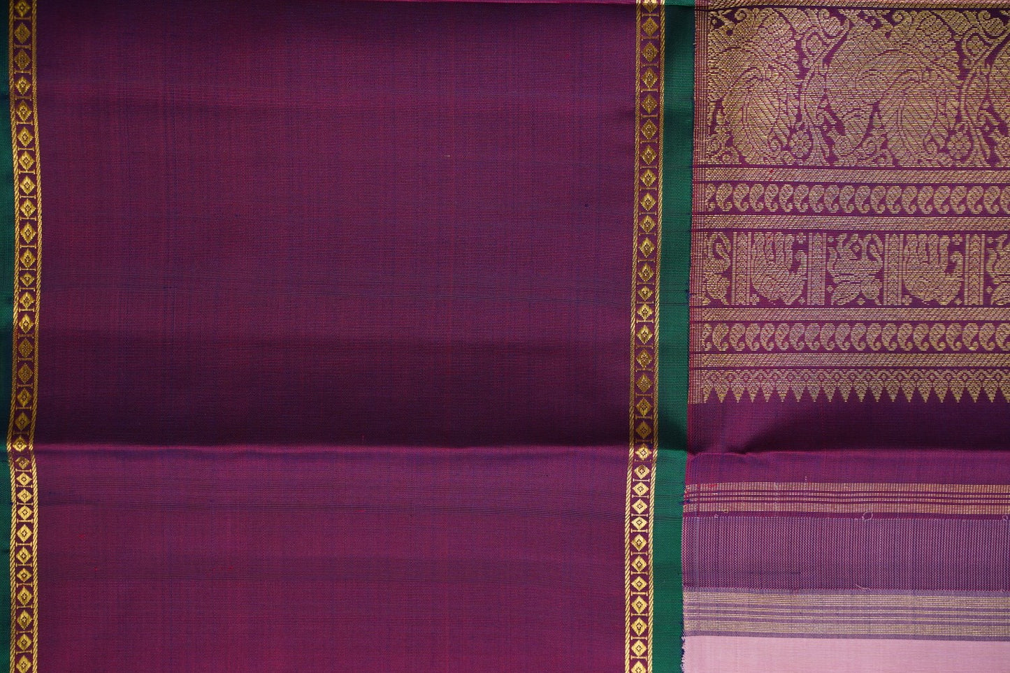 Pure Kanchi Korvai Silk Saree PC16187