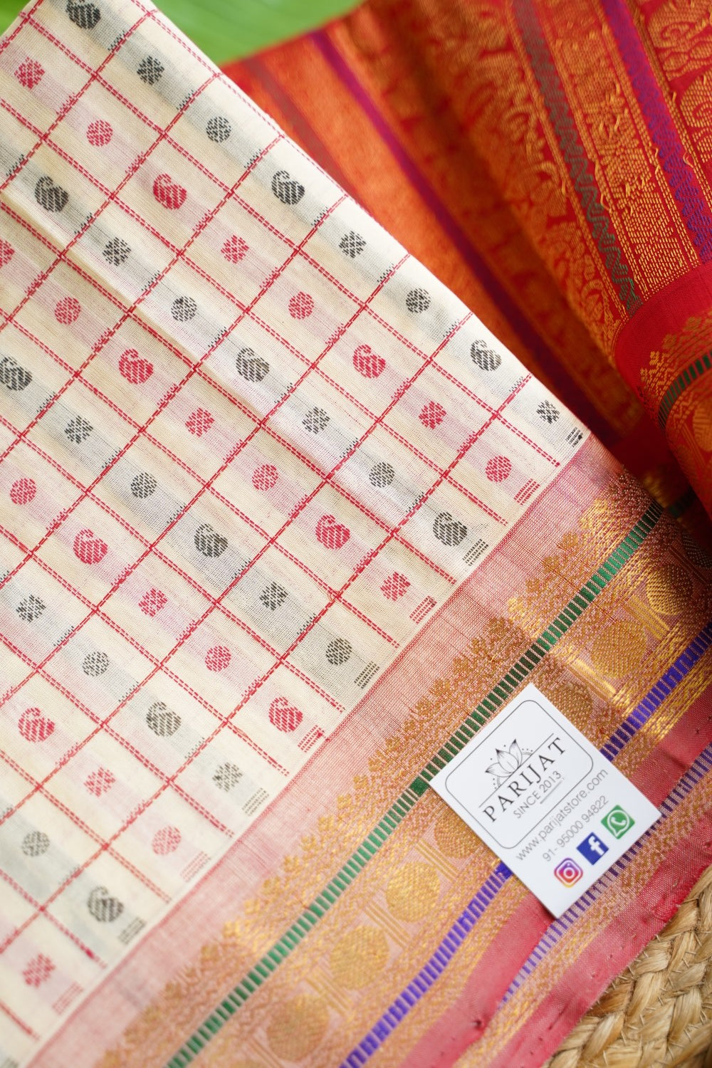 Kanchi Silk Cotton Saree PC18166