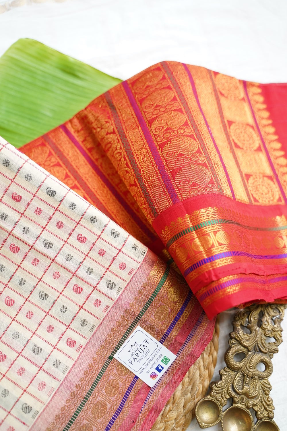 Kanchi Silk Cotton Saree PC18166