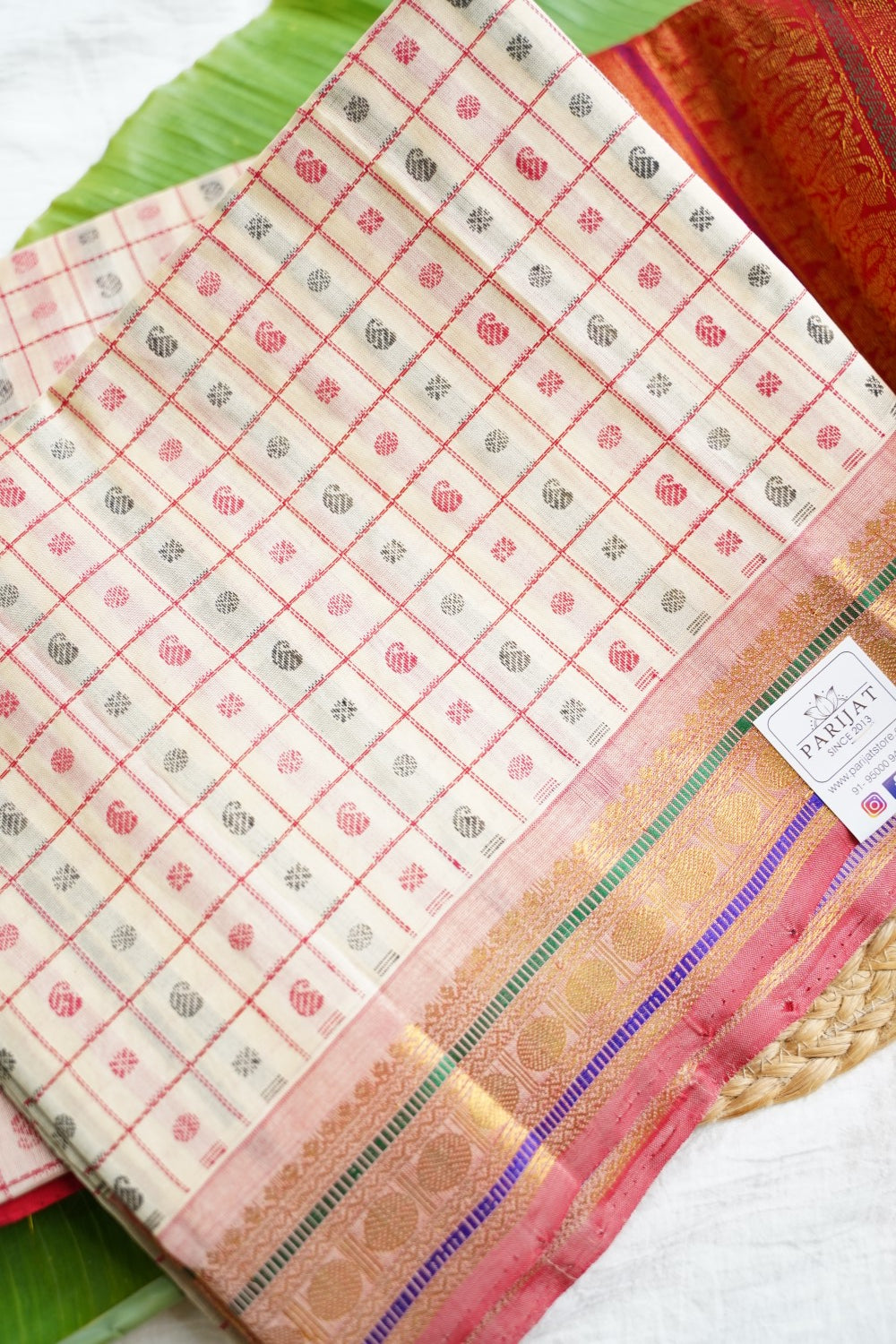 Kanchi Silk Cotton Saree PC18166