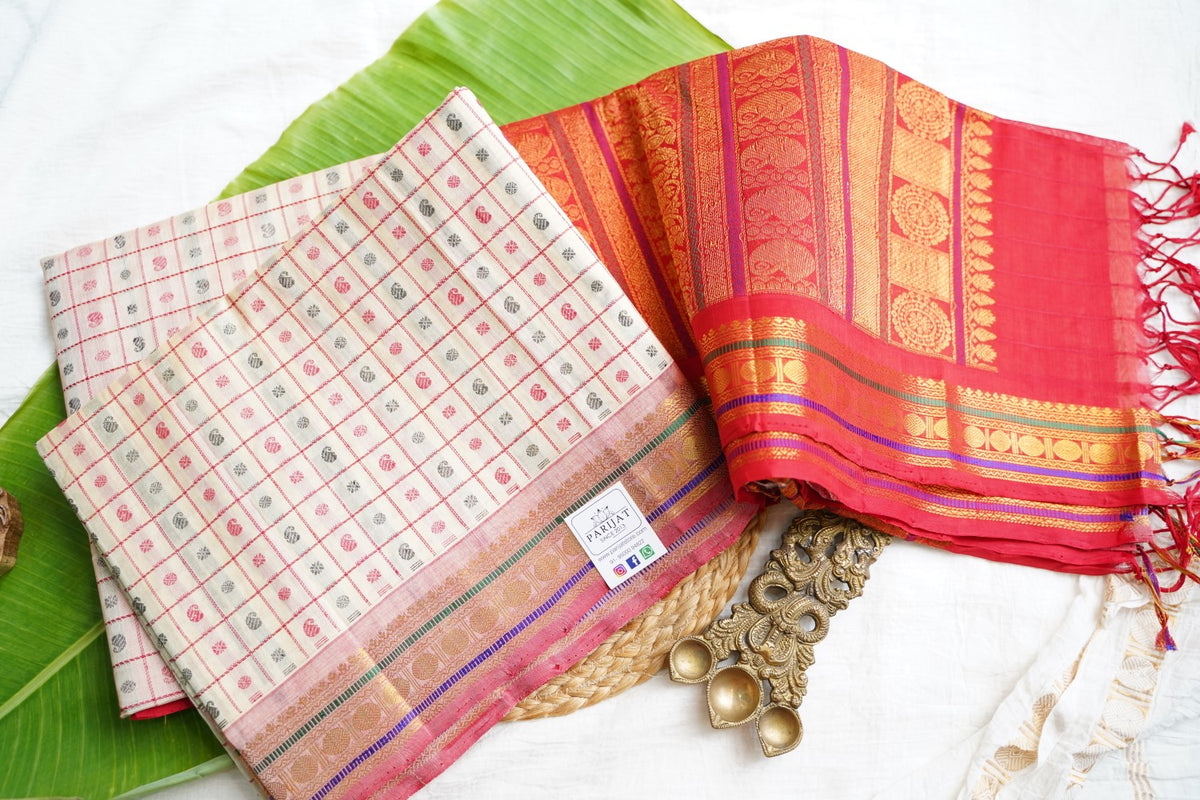 Kanchi Silk Cotton Saree PC18166