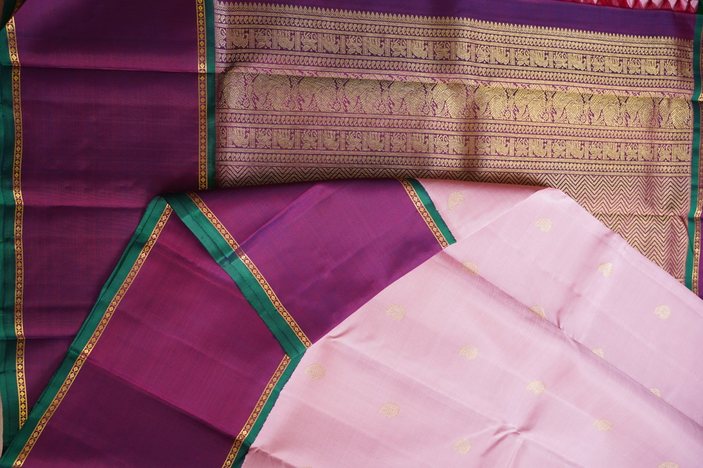 Pure Kanchi Korvai Silk Saree PC16187