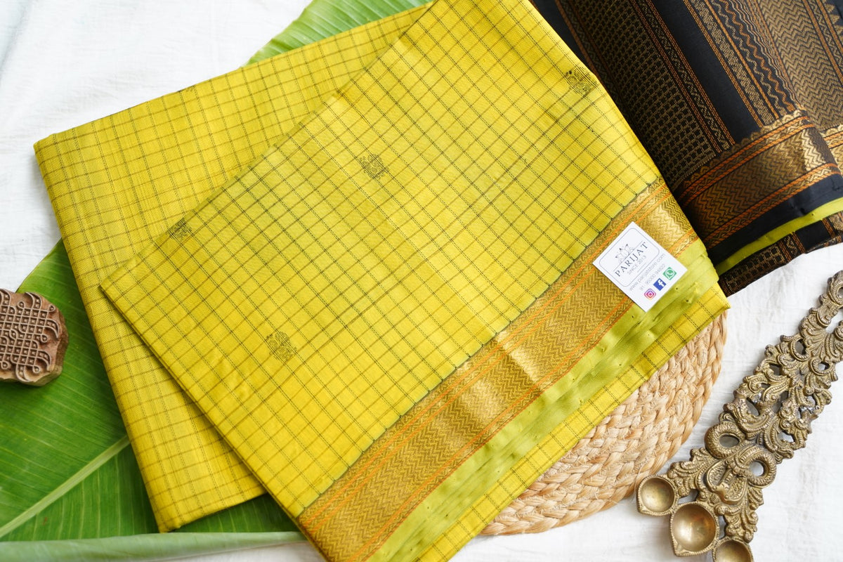 Kanchi Silk Cotton Saree PC18164