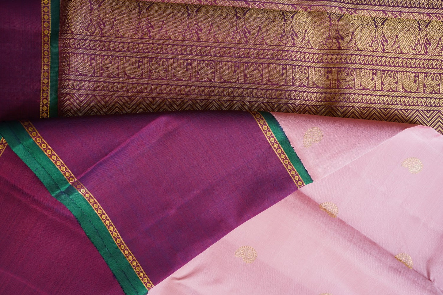 Pure Kanchi Korvai Silk Saree PC16187