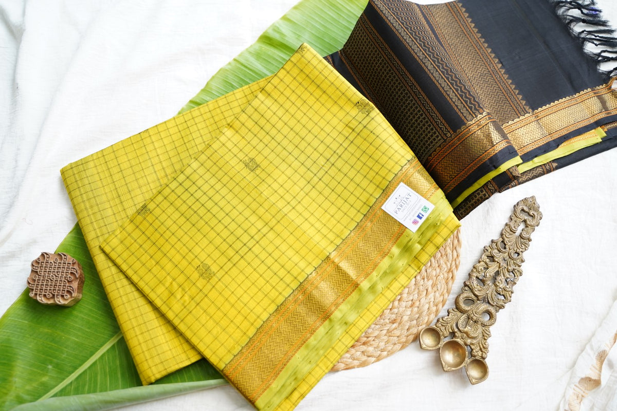 Kanchi Silk Cotton Saree PC18164