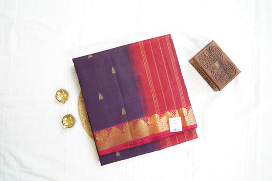 10 Yards  Kanchi Handloom Silk Cotton Saree PC14518