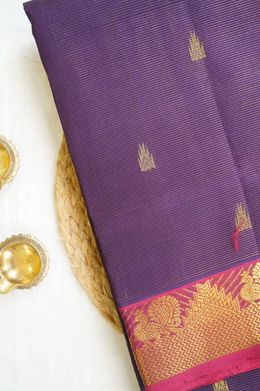 10 Yards  Kanchi Handloom Silk Cotton Saree PC14518