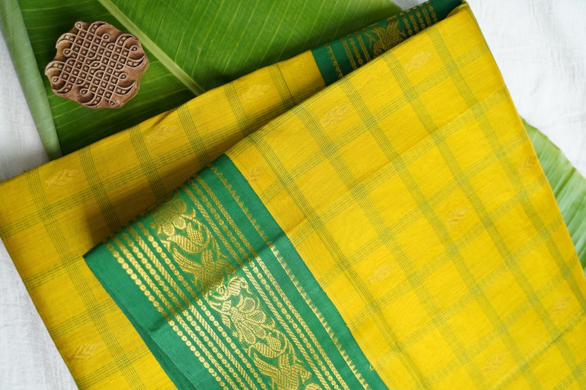 Kanchi Silk Cotton Saree PC18193
